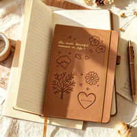 Carnet A5 personnalisé avec texte en feuille d'or, couverture rigide, carnet de voyage, cadeau personnel