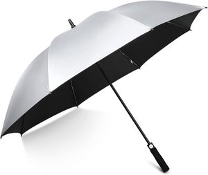 Paraguas de Golf Automático, de Fibra de Vidrio, Resistente al Viento, Impermeable, Clásico, de Gran Tamaño, con Protección Solar y UV, con Impresión de Logotipo - Product Image 1