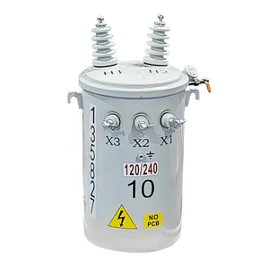 OED ODM 맞춤형 오일 침지 5kva 10kva 4160v/120v 단상 극 장착 변압기