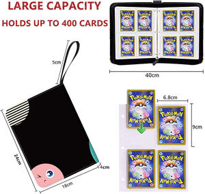 แฟ้มสะสม<span class=keywords><strong>บัตร</strong></span>แบบมีกระเป๋า4ใบ,ไพ่แฟชั่นทันสมัยสามารถ<span class=keywords><strong>ใส่</strong></span><span class=keywords><strong>บัตร</strong></span>ได้สูงสุด400ใบ - Product Image 3