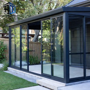 Véranda moderne en aluminium <span class=keywords><strong>4</strong></span> saisons, patio, <span class=keywords><strong>jardin</strong></span> <span class=keywords><strong>avec</strong></span> verre trempé - Product Image 6