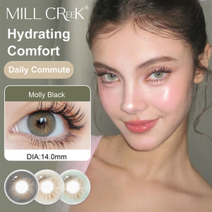 Lentes de Contacto de Color Natural Suave de 5 Tonos al por Mayor, <span class=keywords><strong>Desechables</strong></span> Anuales Molly Hema, Múltiples Tonos para Maquillaje Diario Mill Creek - Product Image 1