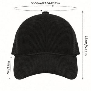 Wholesale High Quality Fashion Mens Sports Baseball Cap <b>Hats</b> Custom Embroidery Logo Blank Corduroy Trucker <b>Hats</b> <b>for</b> Unisex - Product Image 6
