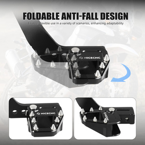 คันเบรกหลังอะลูมิเนียมพับได้ NICECNC สำหรับรถมอเตอร์ไซค์ Yamaha Tenere 700 ปี <span class=keywords><strong>2019</strong></span> 2020-2022 2023 2024 ชุดต่อขยายเบรก - Product Image 6