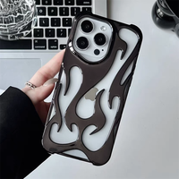 2024 nouveau Design Dissipation thermique étui de téléphone en TPU pour iPhone 15 Pro Max éblouissant Cool électrolytique accessoires mobiles couverture arrière