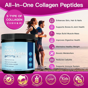 OEM/ODM High <b>protein</b> content provides muscles with energy support metabolism skin whitening beauty collagen peptide powder - Product Image 5