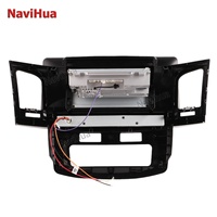 Lecteur multimédia DVD Android pour voiture NAVIHUA 12,3 pouces, navigation GPS, autoradio pour Toyota Hilux A/C automatique 2009-2015