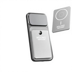 Batería Externa Magnética LS800 con Pantalla LED Digital, Carga Rápida Bidireccional PD20W y Diseño Ultra Delgado de 6.5mm 3 en 1 - Product Image 1