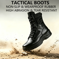 Promotion de vente en gros d'usine, bottes tactiques pour hommes, amortissantes, respirantes, bottes de randonnée, bottes de désert