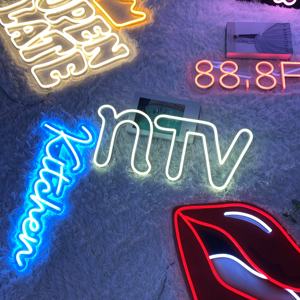 RGB 네온 사인 사용자 정의 로고 네온 사인 LED 네온 사인 비즈니스 색상 변경 원격 실내 야외 선물 장식 - Product Image 5