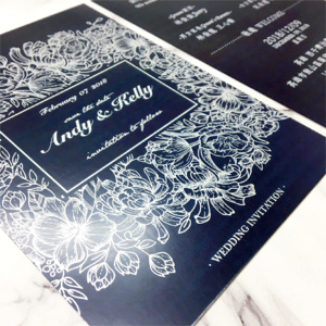 Carte d'invitation de mariage de forme et de taille personnalisées de qualité supérieure pour mariage avec style de luxe - Product Image 6