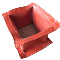 Connecteur flexible personnalisable de conduit, joint mou résistant au feu pour des systèmes de ventilation.