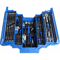 Kit d'outils à main multifonctionnel de 86 pièces, ensemble d'outils en acier au carbone portable avec boîte de rangement en métal, vente directe d'usine