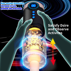 Otomatik erkek Masturbator emme titreşim Penis mastürbasyon makinesi vajina cep kedi yetişkin mal seks oyuncakları erkekler için - Product Image 5