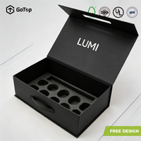 Boîtes rigides imprimées de logo personnalisé en gros fermeture magnétique recyclable forme personnalisée emballage cadeau imprimé quatre couleurs