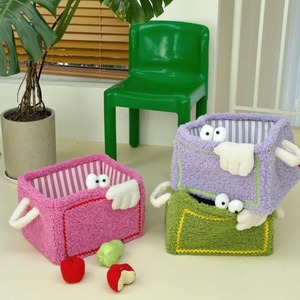 Cute Niche High-looking Little Monster Toy Snacks Organizer <b>Folding</b> <b>Storage</b> <b>Box</b> Household Large-capacity <b>Storage</b> <b>Box</b> - Product Image 2