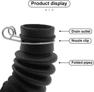 <span class=keywords><strong>Manguera</strong></span> <span class=keywords><strong>de</strong></span> Desagüe para <span class=keywords><strong>Lavadora</strong></span> 5214EN3039/AEM73213001 Compatible con Lavadoras <span class=keywords><strong>LG</strong></span> con Abrazaderas <span class=keywords><strong>de</strong></span> Acero Inoxidable - Product Image 3