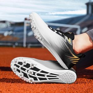 Personalizado Hombres y Mujeres Fútbol Zapatos para correr <span class=keywords><strong>Spikes</strong></span> al aire libre Unisex <span class=keywords><strong>Atletismo</strong></span> Correr Pista y campo Deporte <span class=keywords><strong>Spikes</strong></span> Zapatos - Product Image 4