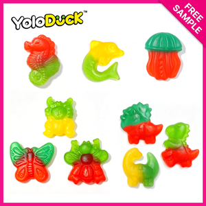 Yoloduck Bonbons Gommeux CUBE les Plus Vendus, Bonbons Gélifiés Sains pour les Moments <span class=keywords><strong>de</strong></span> Loisirs - Product Image 2
