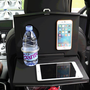 Suncore <b>Car</b> Tray <b>Table</b> Seat Back Folding With Phone Holder And Cup Holder For Vehicle Use - Product Image 1