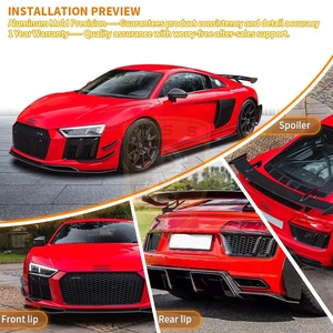 ชุดแต่งสไตล์เพิ่มสมรรถนะสำหรับ <span class=keywords><strong>Audi</strong></span> R8 ปี 2016-2020 ประกอบด้วยลิ้นกันชนหน้าแบบ Splitter Wrap Angle, คานาร์ดกันชนหลัง และชุดแต่ง Bodykit - Product Image 5
