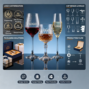 Großhandel Nachhaltige Klassische Rotweingläser mit Stiel 315ml für Hochzeiten, Partys, Bars & Catering-Events - Product Image 5