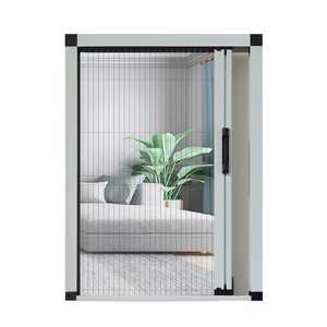 มุ้งจีบอะลูมิเนียมโพลีเอสเตอร์แบบพับได้ ขายส่งมุ้ง<span class=keywords><strong>กัน</strong></span><span class=keywords><strong>ยุง</strong></span>แบบจีบสำหรับ<span class=keywords><strong>ประตู</strong></span> - Product Image 3