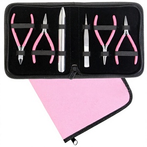 Nouveauté Raayin Impex Kit de fabrication de bijoux avec pinces en acier inoxydable haute performance, inserts en nylon, poids 85-95g pour la fabrication de bijoux - Product Image 1