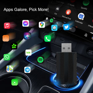 Adaptateur USB Type-C universel filaire vers sans fil <span class=keywords><strong>CarPlay</strong></span> et Android Auto avec commande vocale pour iPhone Smart Box - Product Image 4