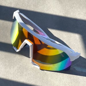 للبيع بالجملة نظارات شمسية رياضية واقية من الشمس للدراجات مقاومة للرياح نظارات شمسية عصرية لركوب الجبال في الهواء الطلق نظارات شمسية بإطار كبير للرجال - Product Image 6