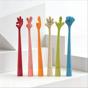 Creative Finger Kawaii Gel <b>Pens</b> Wholesale Promotional Cheap Advertising Signature <b>Pens</b> High Quality Custom <b>Pen</b> for Events Gifts - Product Image 1