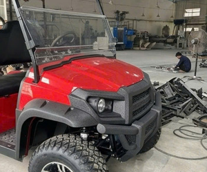 Carrito de Golf Eléctrico de 4 Plazas, Buggy Utilitario con Techo para Campos de Golf y Estacionamientos de Resorts - Product Image 4