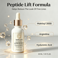 Sérum facial anti-âge au collagène MRUIS, acide hyaluronique, vitamine C, végétalien, sans parfum, liftant, réduit les ridules, 30 ml, OEM ODM