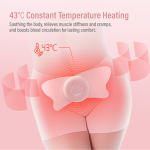 Masajeador para Cólicos Menstruales en <span class=keywords><strong>la</strong></span> Espalda Baja, Equipo <span class=keywords><strong>de</strong></span> Fisioterapia, Almohadilla Térmica Inalámbrica para Aliviar el Dolor Menstrual Femenino, Unidad TENS - Product Image 4