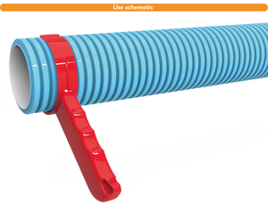 Tubo Flessibile Moderno in ABS EPP/PE per Sistemi HVAC Esterni, Condotto di Ventilazione Aria Fresca, Tubo PE-HD per ERV/HRV, Durevole e Facile da Installare - Product Image 4
