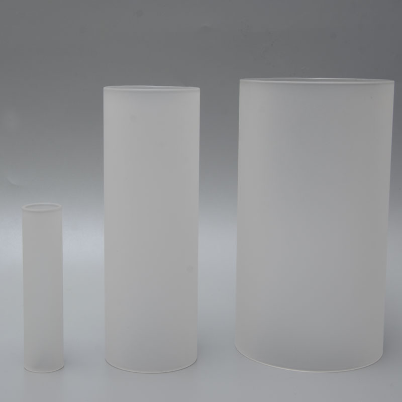 Portacandele In Vetro Cilindrico - 6x20 Cm, Senza Fondo Per Fiamma Libera | Centrotavola Elegante