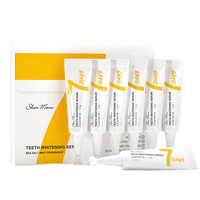 Gel Blanqueador Dental Profesional Sin Peróxido, Fuerte Sabor a Menta, Híbrido Dual, Desensibilizante, Cuidado Blanqueador, No Tóxico, Uso Doméstico