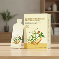 Integratore Senza Zucchero per l'Equilibrio Emotivo 30ml/Bustine, Estratto di Dendrobium e Ginseng in Purea, Energizzante a Base di Erbe