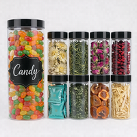 Emballage recyclé pour cosmétiques 50g 150g 250g 500g Pot en plastique pour beurre de karité avec couvercles en bambou pour gommage corporel