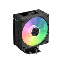 Refroidisseur de processeur avec écran d'affichage, dissipateur thermique en aluminium 4 broches pour ordinateur de bureau INTEL LGA775 LGA 115X/1200/1700/18XX/AMD4/5