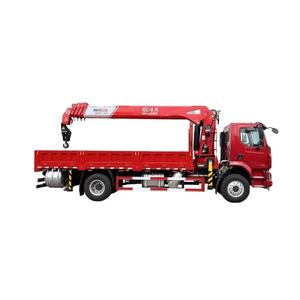 Camión Grúa Dongfeng M3 4*2 Equipado con Pluma Telescópica de 12T, Alta Capacidad de Carga, Ideal para la Construcción de Ingeniería de Puentes - Product Image 1