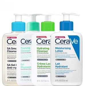 CeraVe-Loción Hidratante para piel seca, crema corporal de uso diario con ácido hialurónico y ceramida