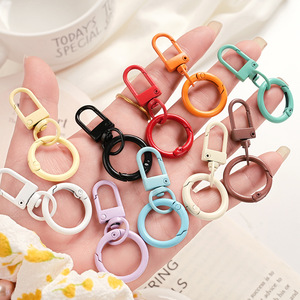 Llavero de 3.2 cm + Llavero de Resorte de 2.4 cm, Llavero de Caramelo para Accesorios de Bricolaje, Dijes para Bolsos, Llaveros, Anillo en <span class=keywords><strong>O</strong></span>, Hebilla, Gancho para Llaves - Product Image 5