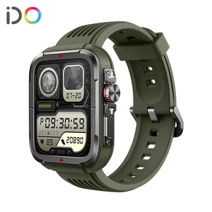 Reloj inteligente para deportes al aire libre IP68 resistente al agua BT música llamada sangre oxígeno 300mAh batería salud Fitness Tracker <span class=keywords><strong>Alexa</strong></span> reloj inteligente - Product Image 1