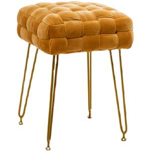 Pouf de rangement moderne <span class=keywords><strong>en</strong></span> velours capitonné français, multifonctionnel pour appartement, chambre à coucher, hôtel, canapé ottoman - Product Image 3