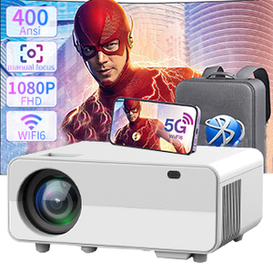 โปรเจคเตอร์พกพา Q6 1080p Full HD Mini WiFi รุ่นขายดีที่สุดสำหรับใช้ในบ้าน ความสว่าง 3000-3500 ลูเมนส์ รองรับ 3D ราคาประหยัด - Product Image 3