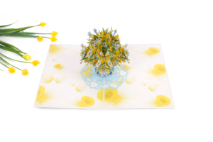 Cartes de vœux personnalisées en papier artisanal fleurs 3D pour décorations de mariage, d'anniversaire, de festival, de vacances et d'événement - Product Image 6