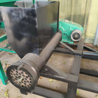 Broyeur de viande et de os entièrement automatique / Égouttoir à poulet / Machine à broyer le poisson congelé