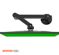 Support pour moniteur LCD Bras à ressort à gaz Support pour moniteur d'ordinateur robuste (BEWISER D2U)