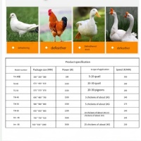 CNCX Plumeuse de poulet à plumes Outil de plumage commercial pour usage agricole Nouvel acier inoxydable galvanisé à chaud 45kg Garantie 1 an